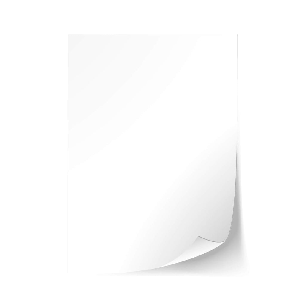 White gloss skins 330mmx230mm