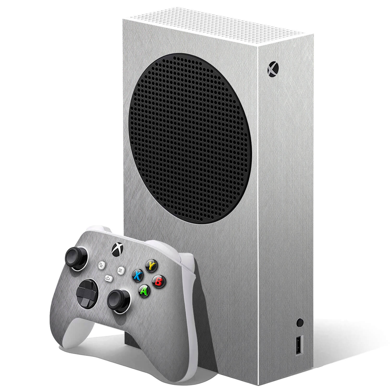 Xbox Series S Brushed Aluminium Skins