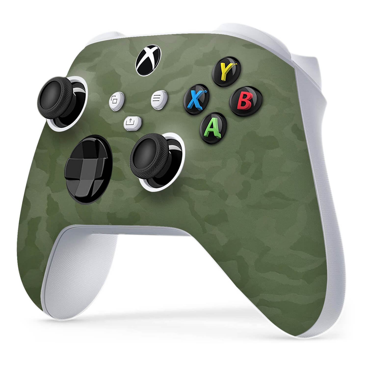 Xbox Series S Controller Green Camo Skins