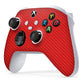 Xbox Series S Controller Red Carbon Fibre Skins