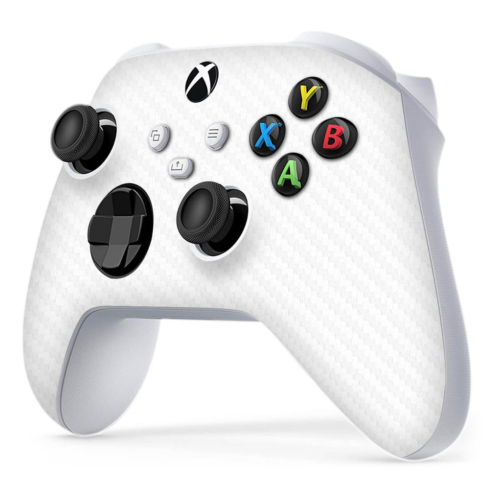 Xbox Series S Controller White Carbon Fibre Skins