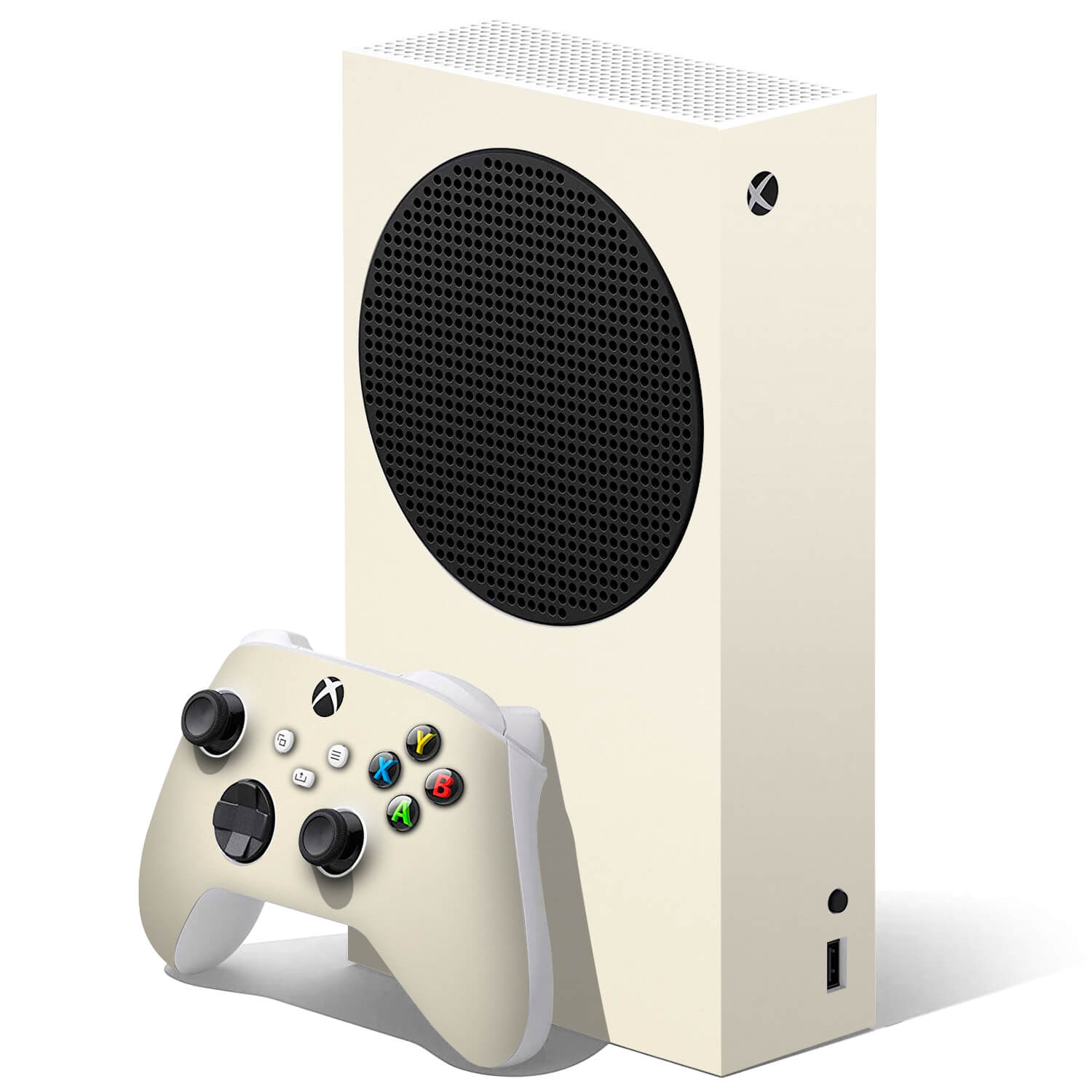 Xbox Series S Textured Matt Cream Skins