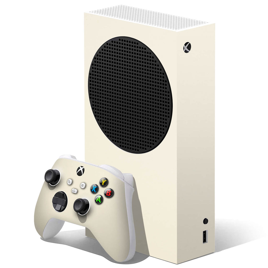 Xbox Series S Textured Matt Cream Skins