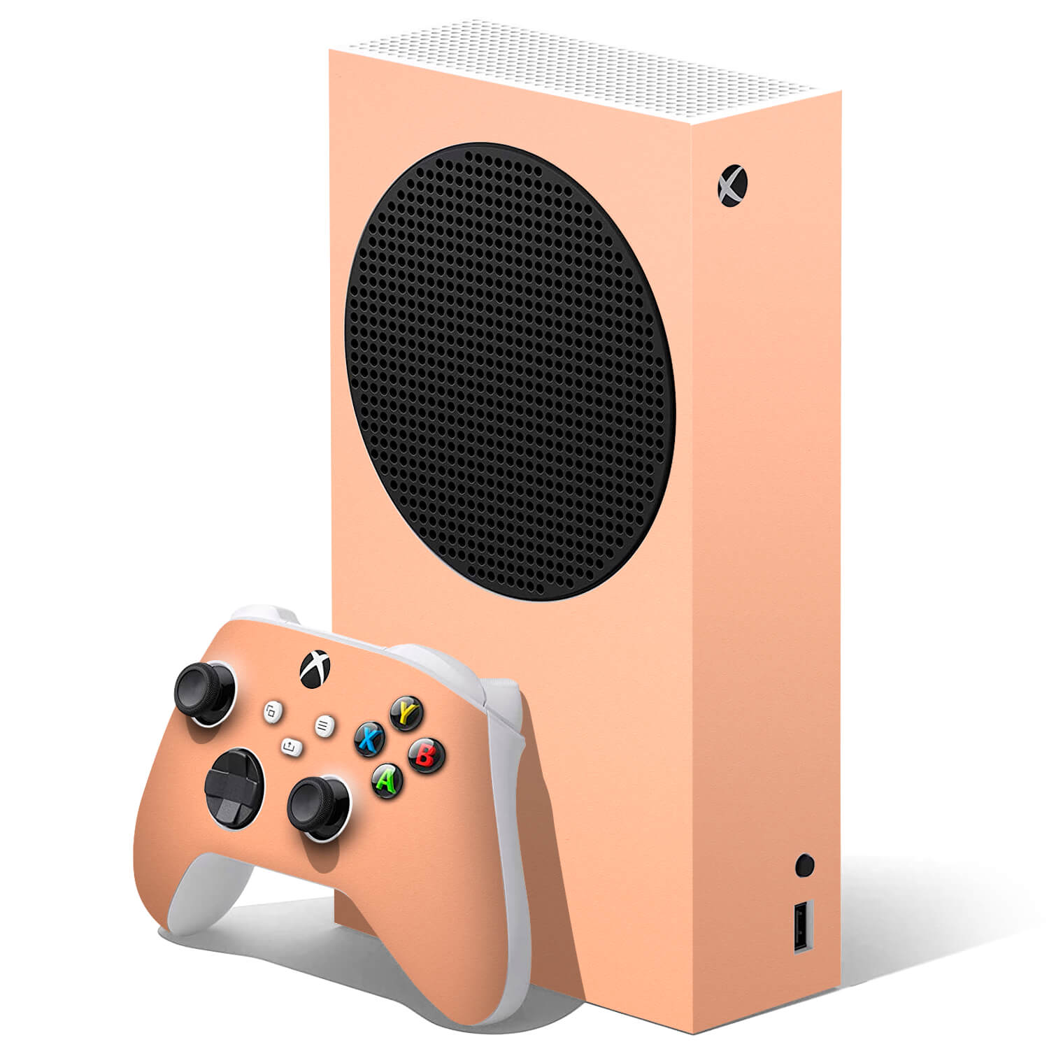 Xbox Series S Textured Matt Peach Skins