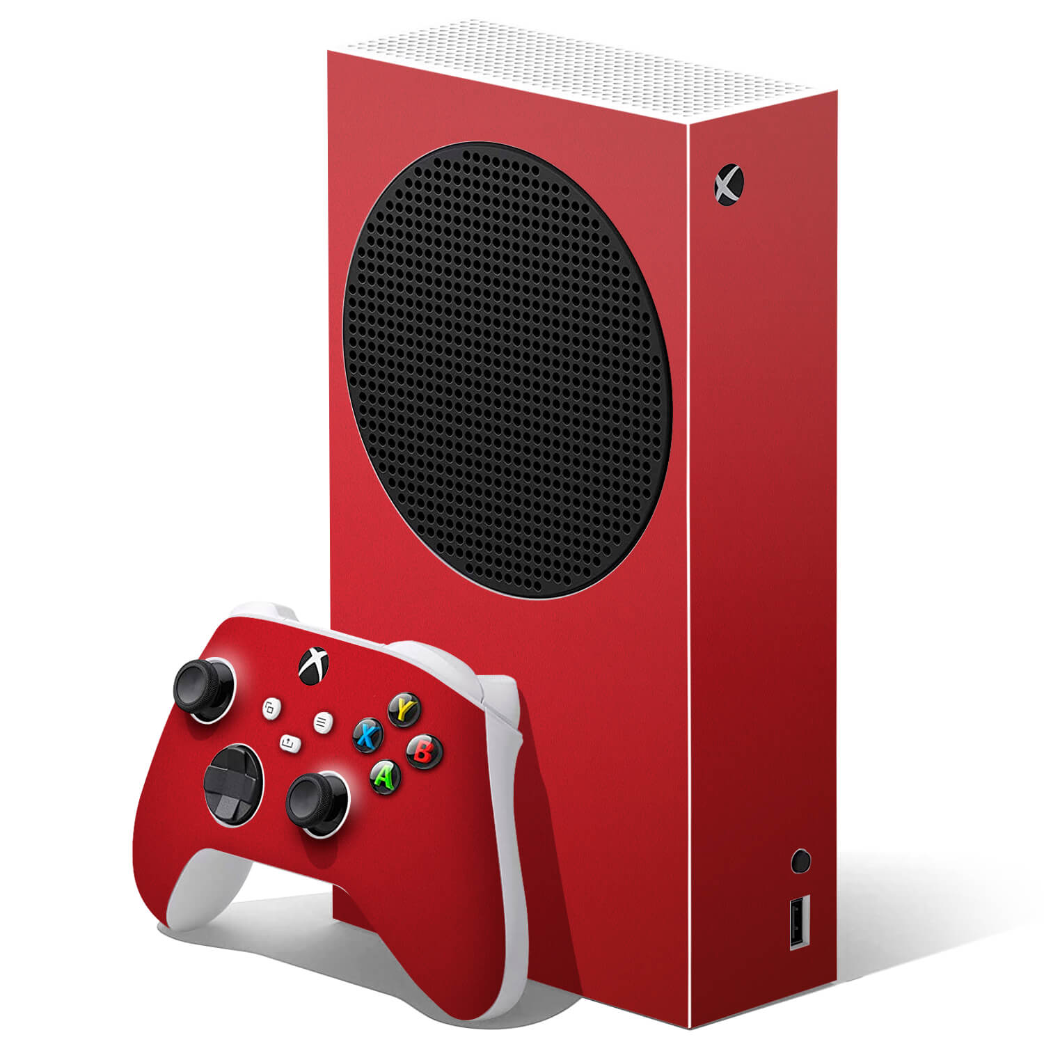 Xbox Series S Textured Matt Red Skins