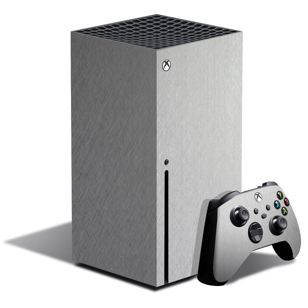 Xbox Series X Brushed Aluminium Skins
