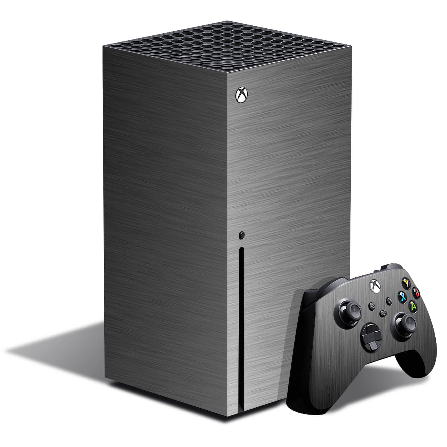 Xbox Series X Brushed Titanium Skins