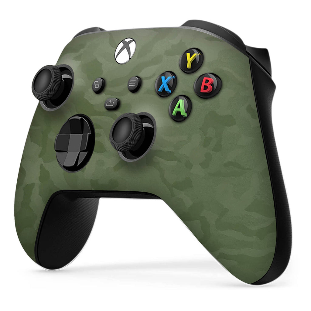 Xbox Series X Controller Green Camo Skins