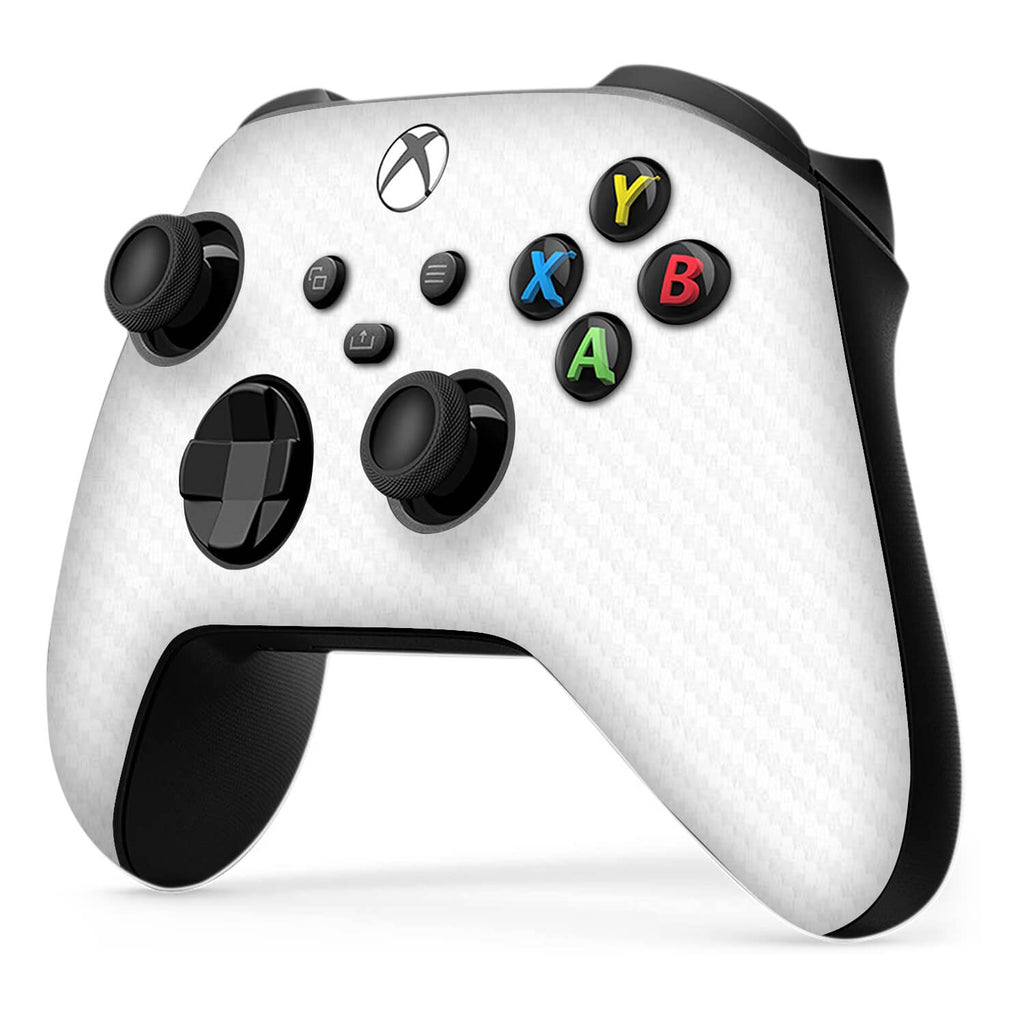 Xbox Series X Controller White Carbon Fibre Skins