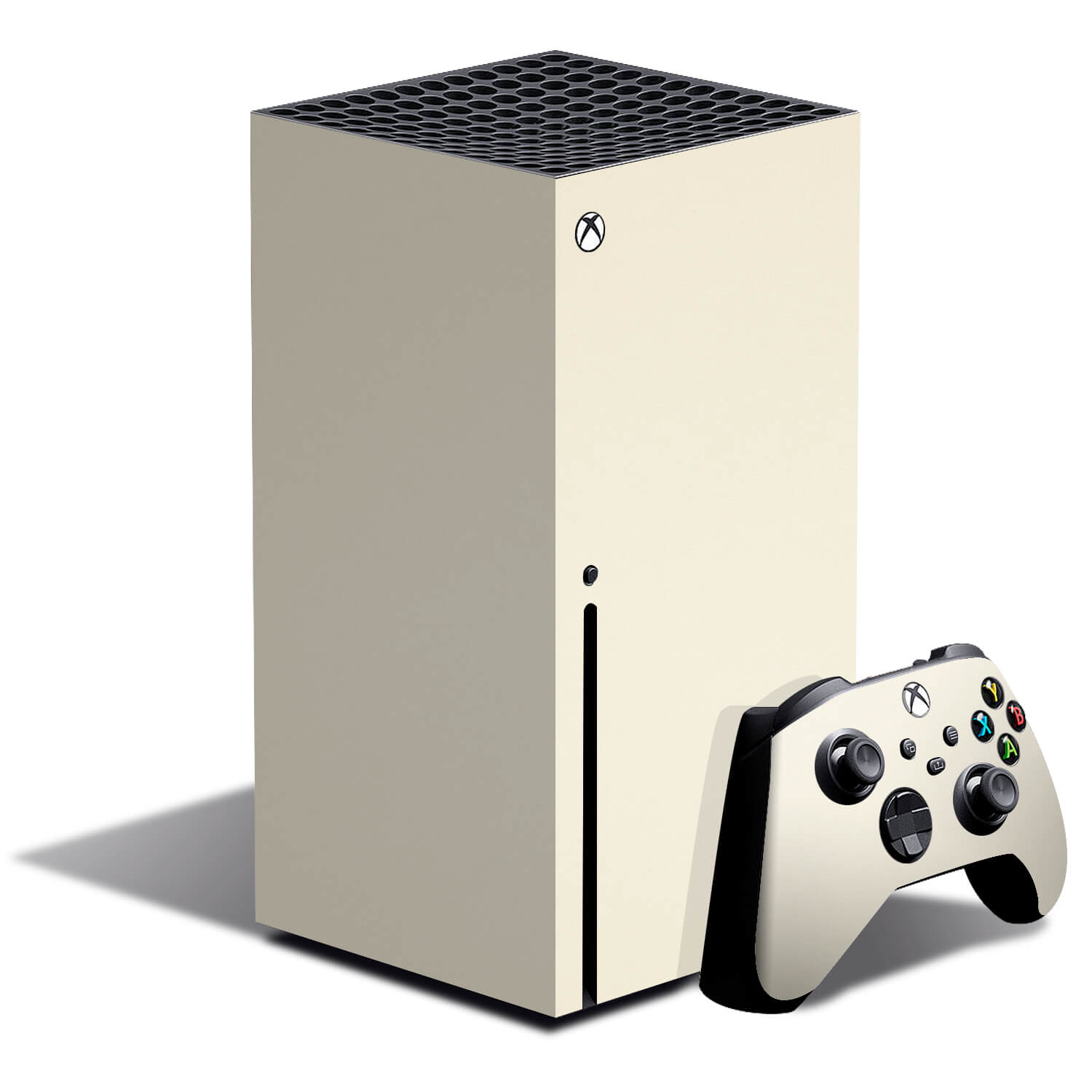 Xbox Series X Textured Matt Cream Skins