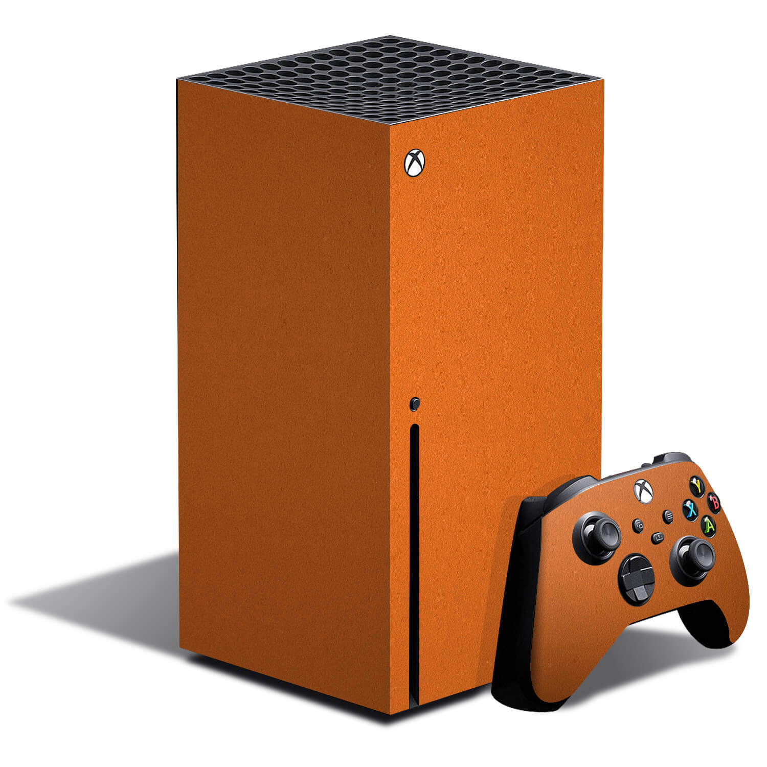 Xbox Series X Textured Matt Orange Skins