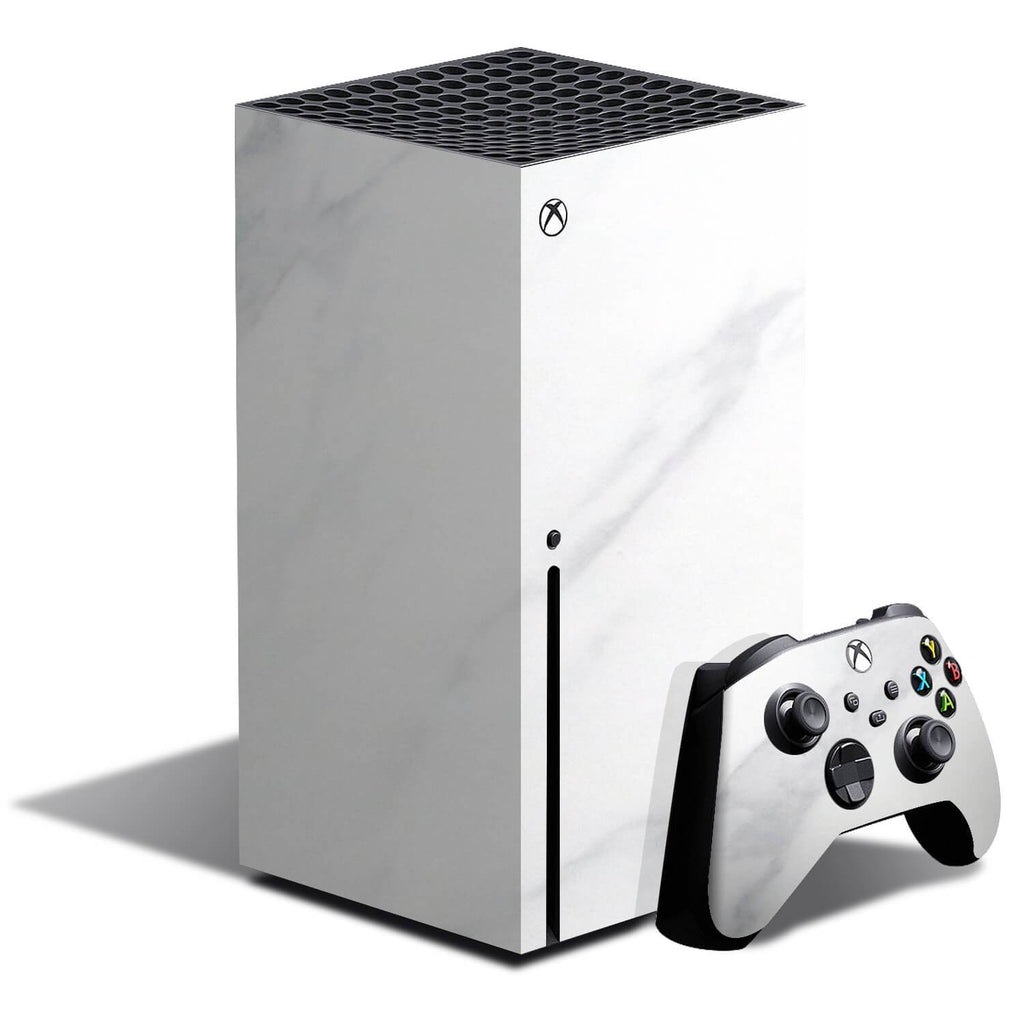Xbox Series X White Marble Skins