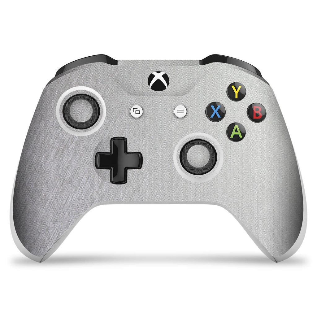 Xbox One S Controller Brushed Aluminium Skin