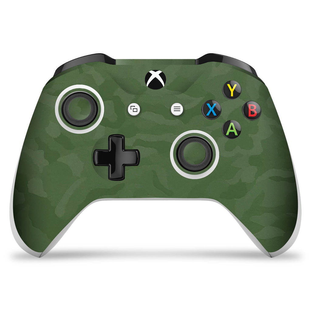 Xbox One S Controller Green Camo Skins