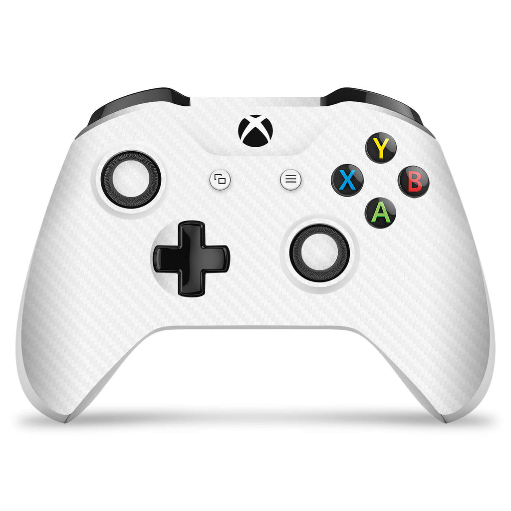 Xbox One S Controller White Carbon Fibre Skin
