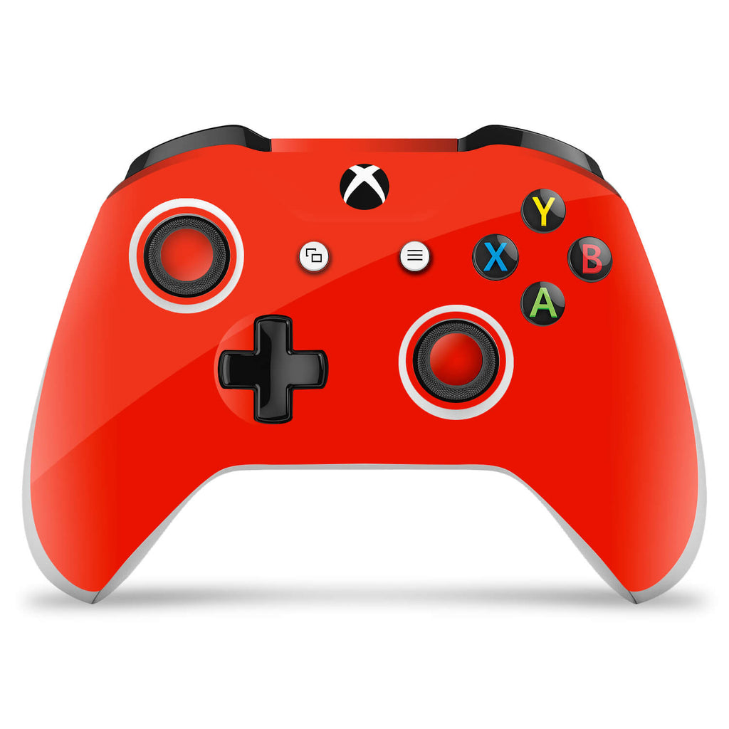 Xbox One S Controller Dragon Red Gloss Skin