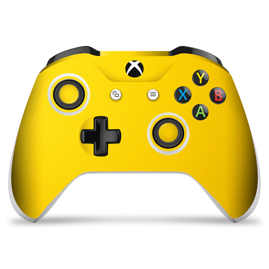 Xbox One S Controller Textured Matt Yellow Skin