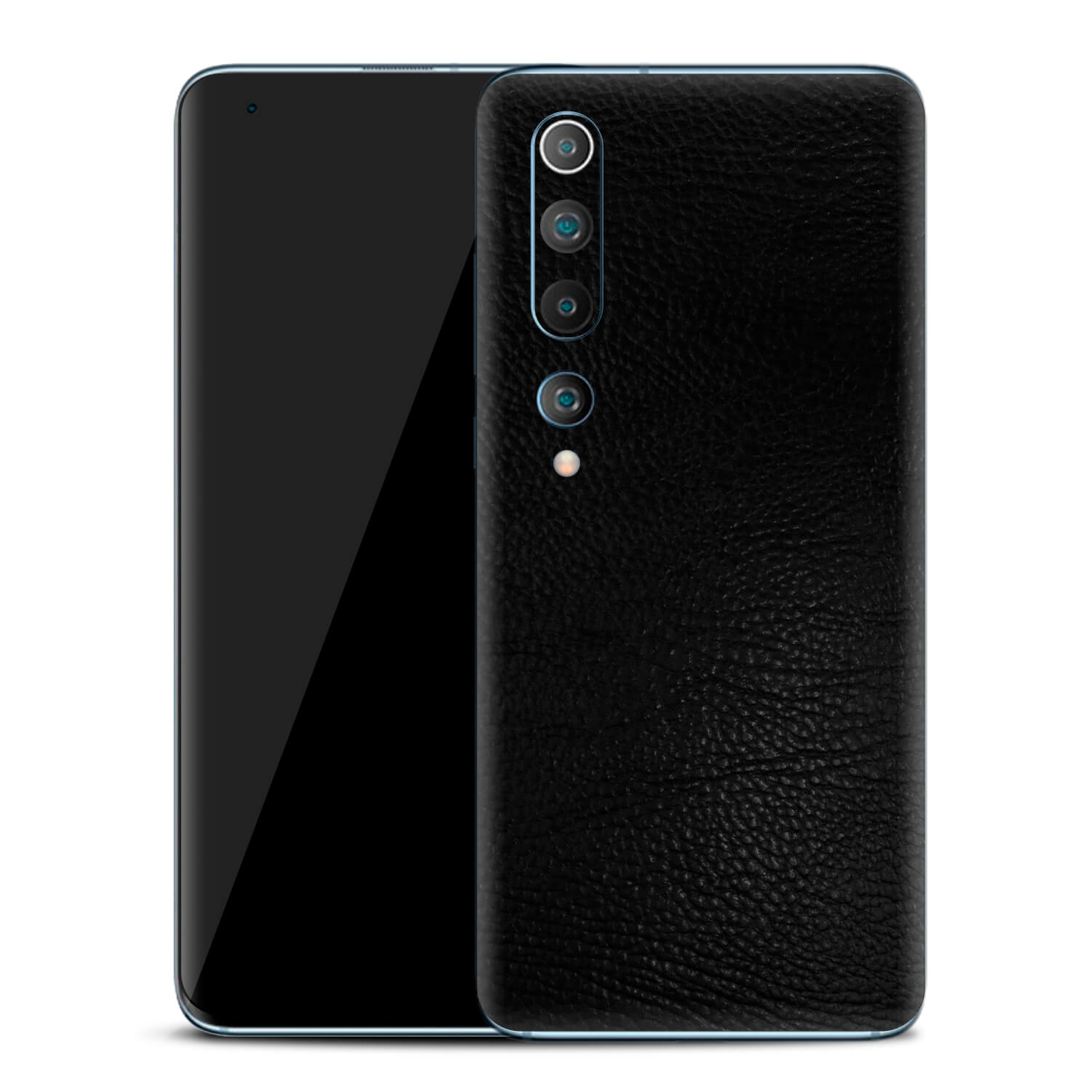 Xiaomi Mi 10 Black Leather Skins
