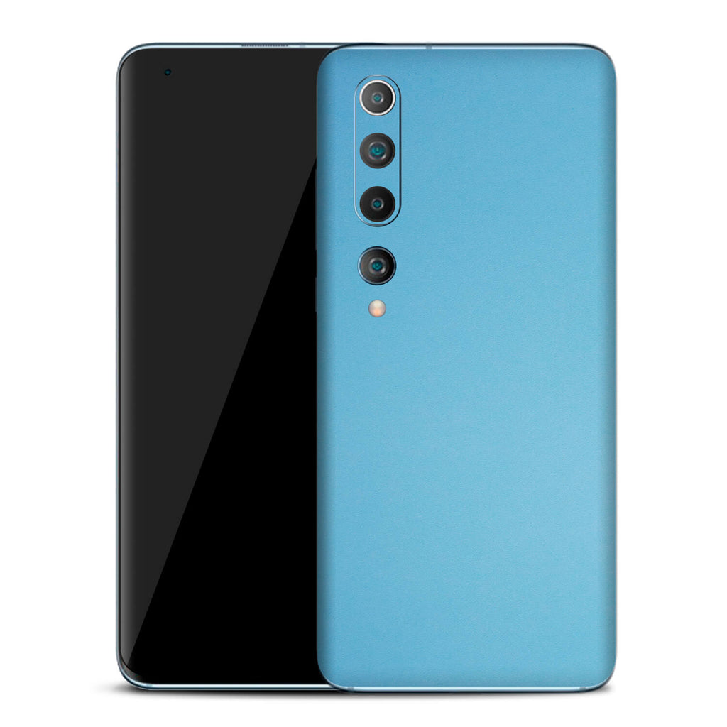 Xiaomi Mi 10 Textured Matt Light Blue Skins