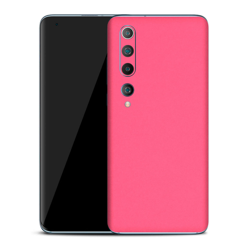 Xiaomi Mi 10 Textured Matt Pink Skins