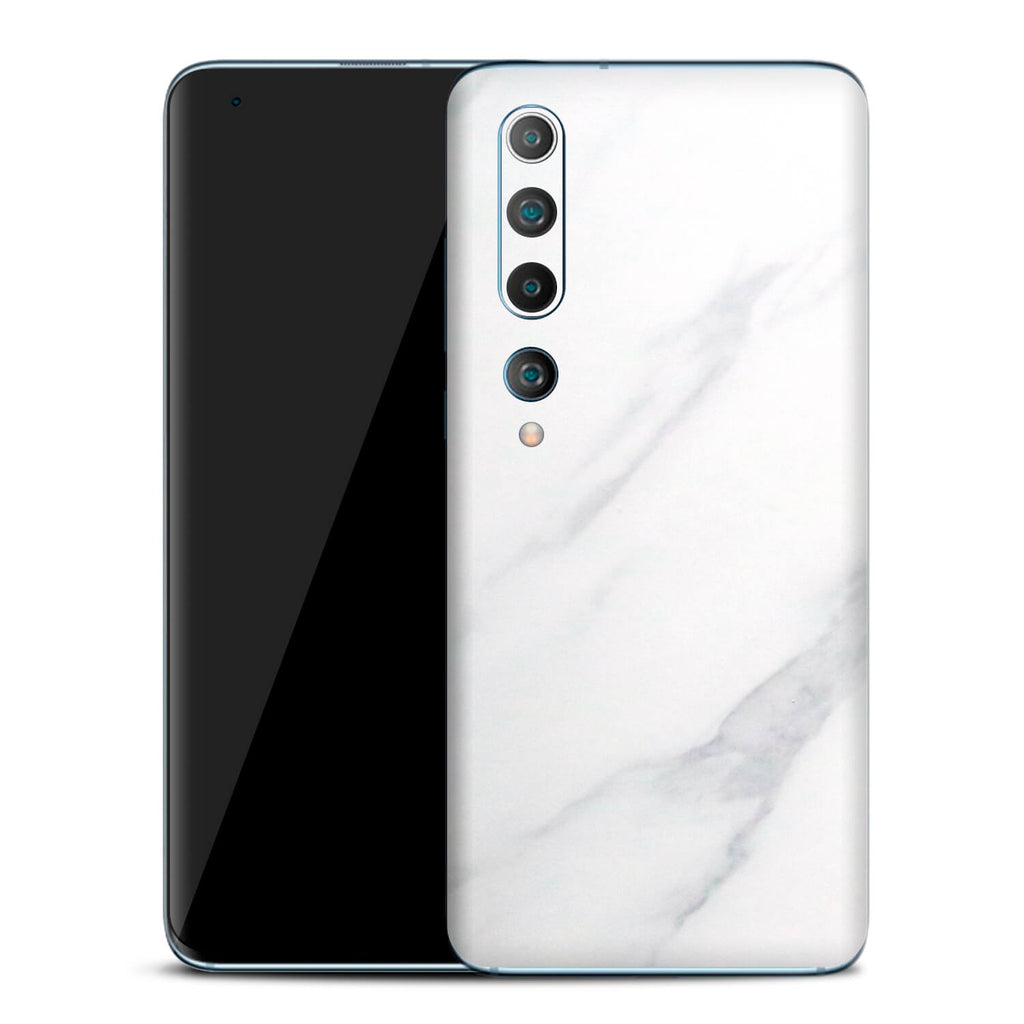 Xiaomi Mi 10 White Marble Skins