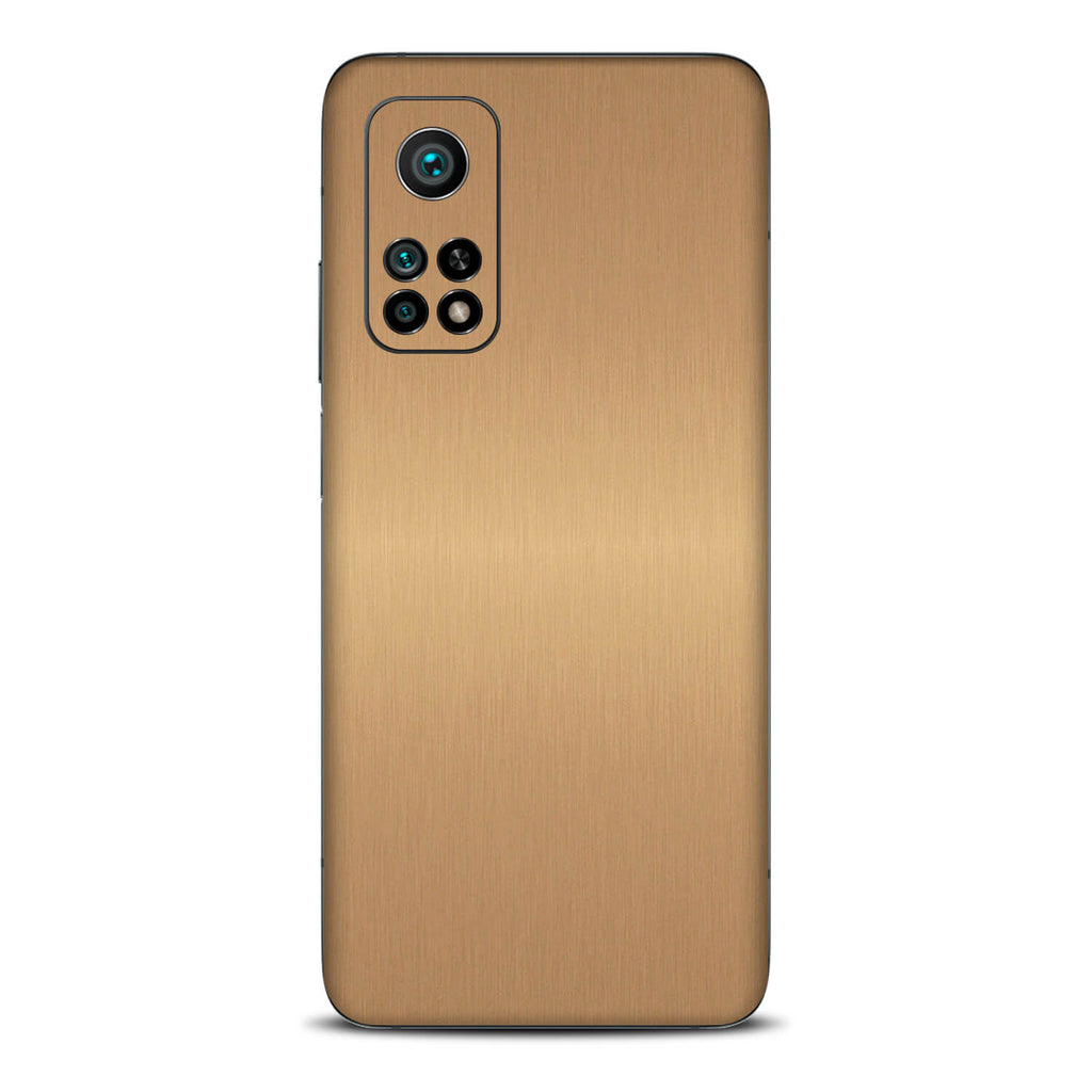 Xiaomi Mi 10T Pro Brushed Gold Skins