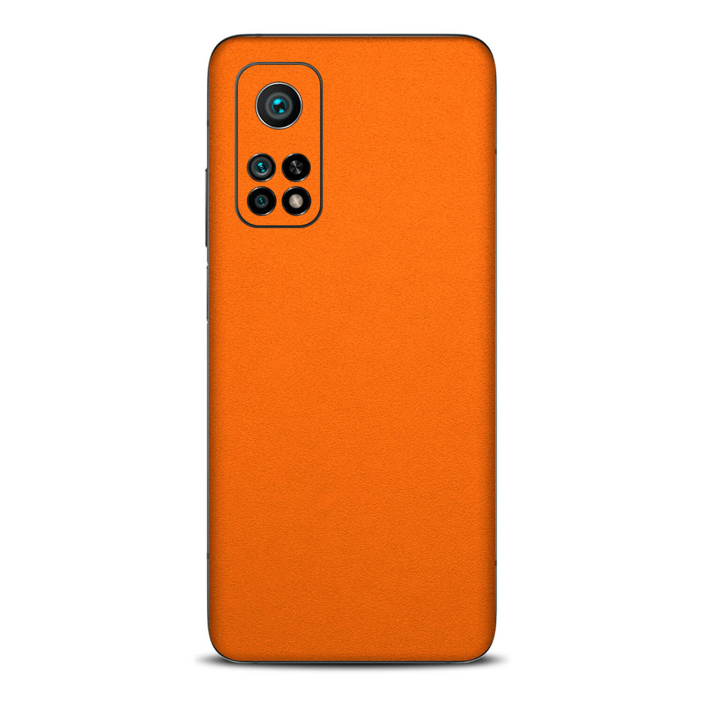 Xiaomi Mi 10T Pro Textured Matt Orange Skins