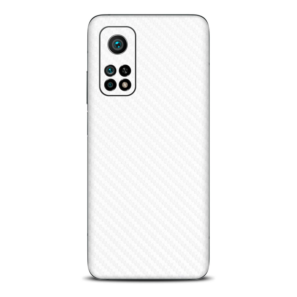 Xiaomi Mi 10T White Carbon Fibre Skins