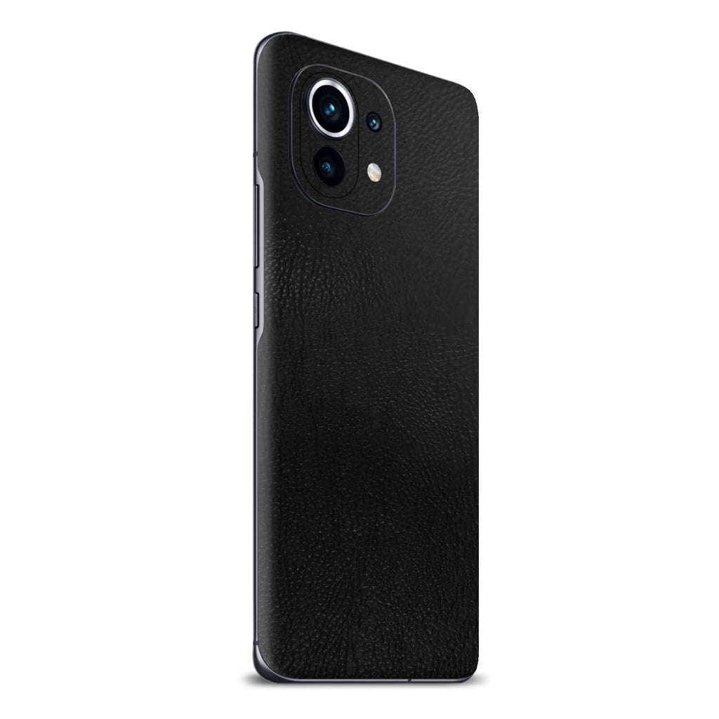 Xiaomi Mi 11 Black Leather Skins