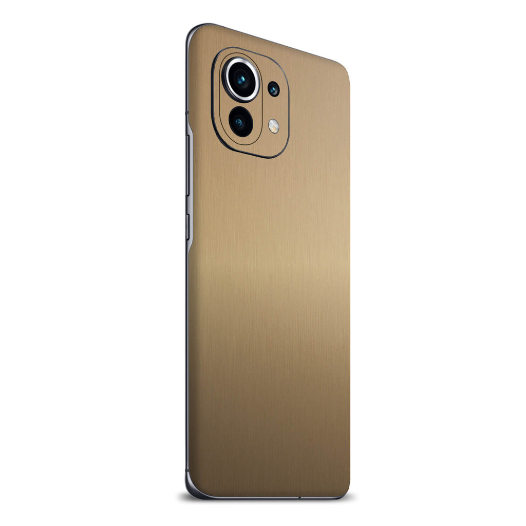 Xiaomi Mi 11 Brushed Gold Skins