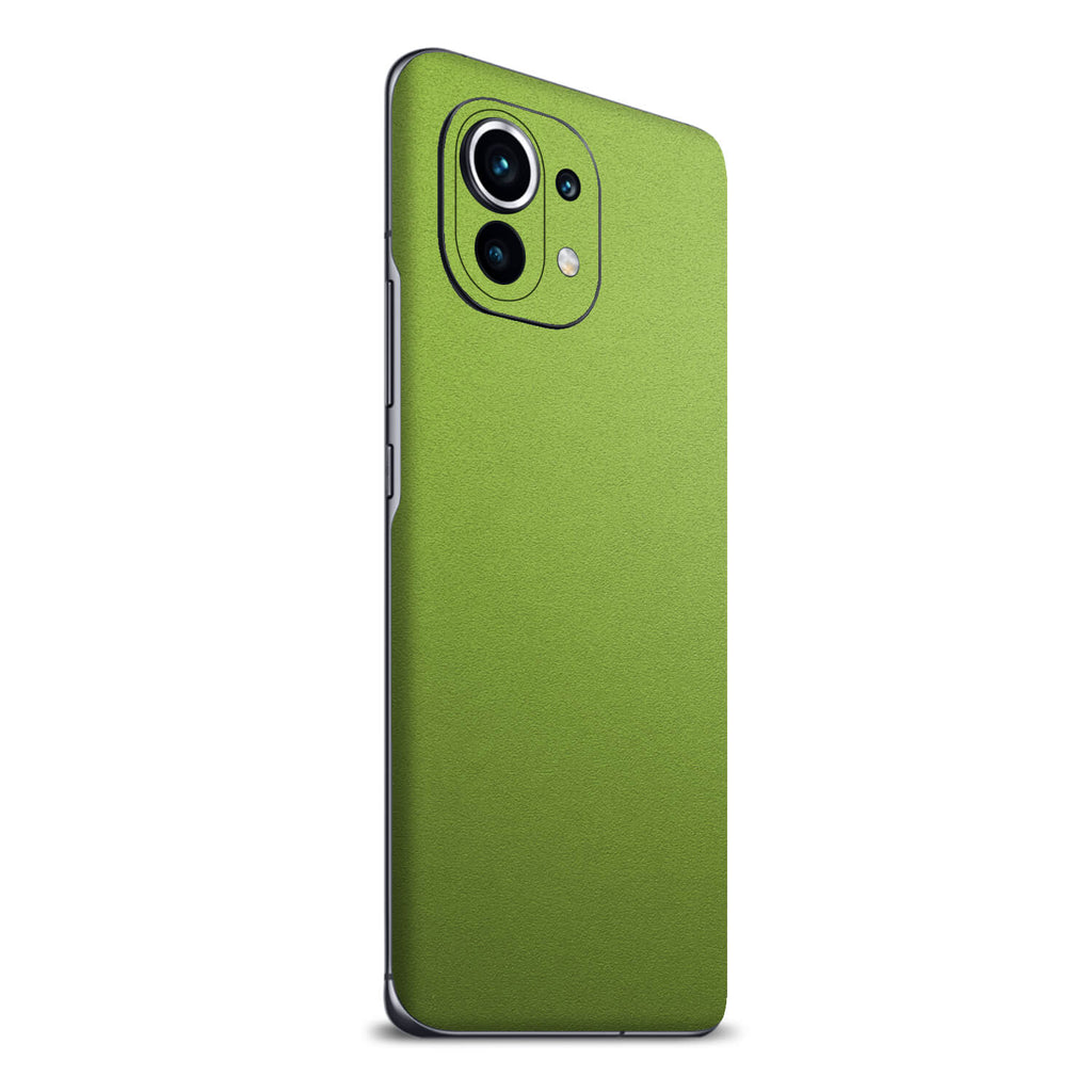 Xiaomi Mi 11 Lite Textured Matt Green Skins