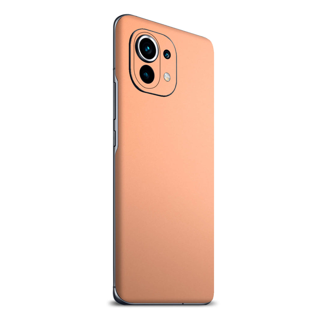 Xiaomi Mi 11 Lite Textured Matt Peach Skins