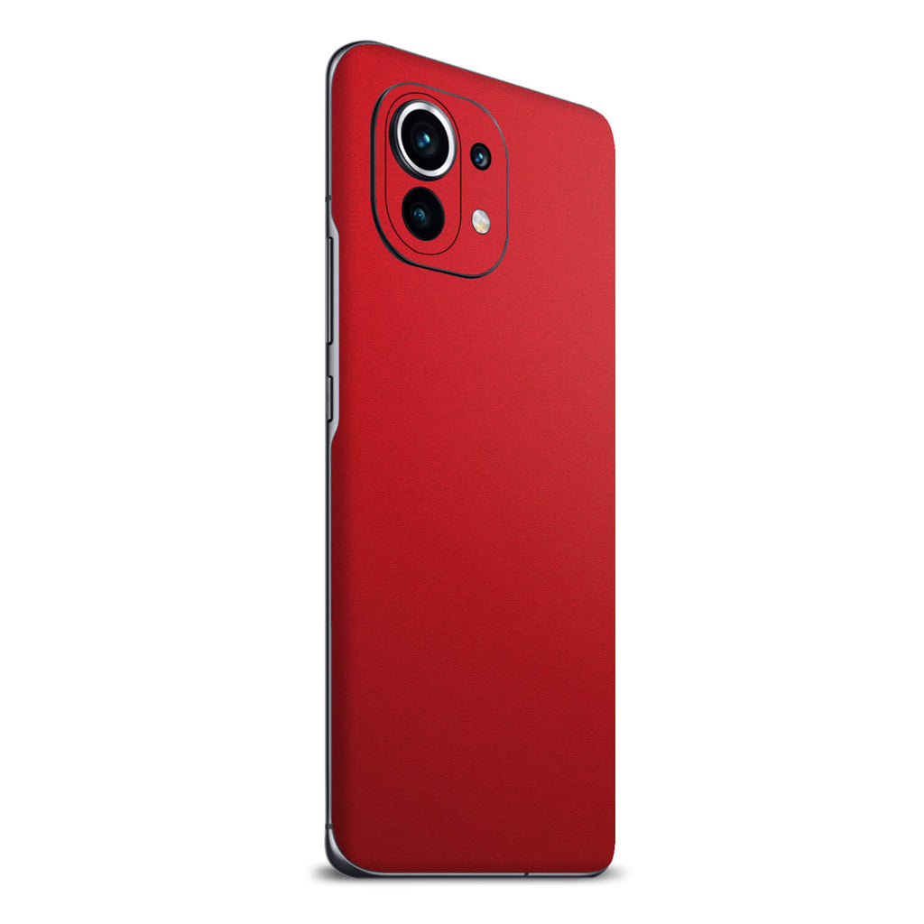 Xiaomi Mi 11 Lite Textured Matt Red Skins