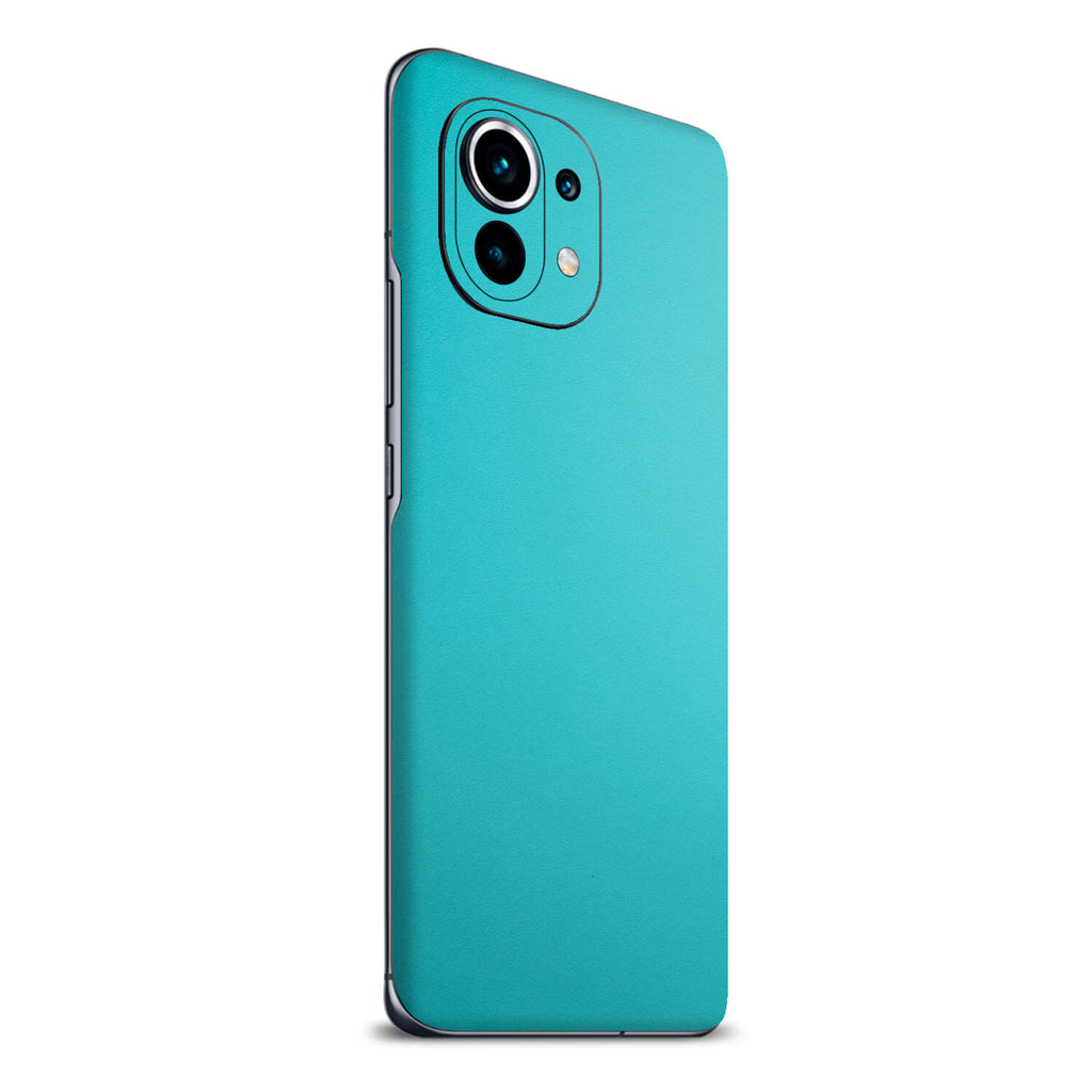 Xiaomi Mi 11 Lite Textured Matt Turquoise Skins