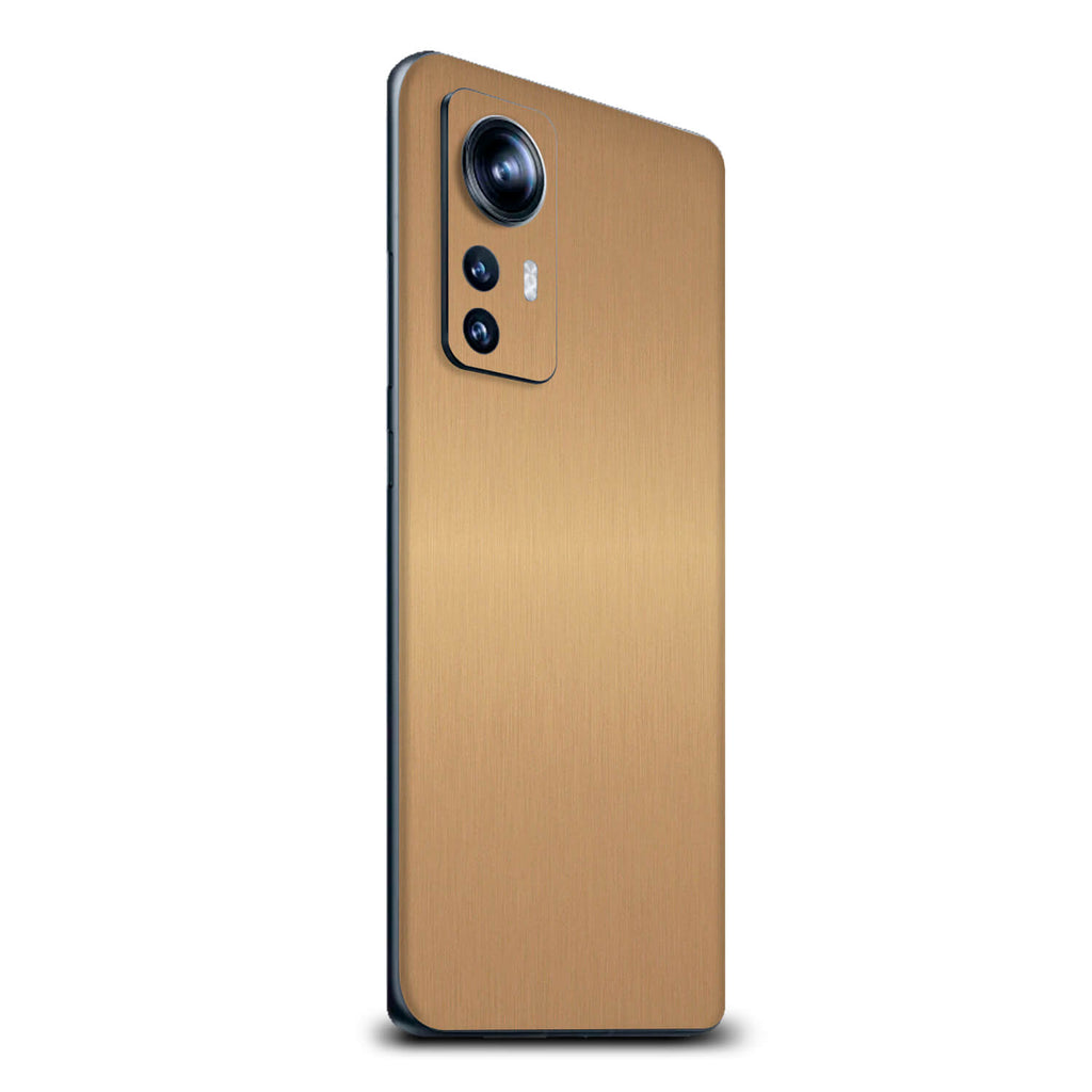 Xiaomi Mi 12 Brushed gold skins