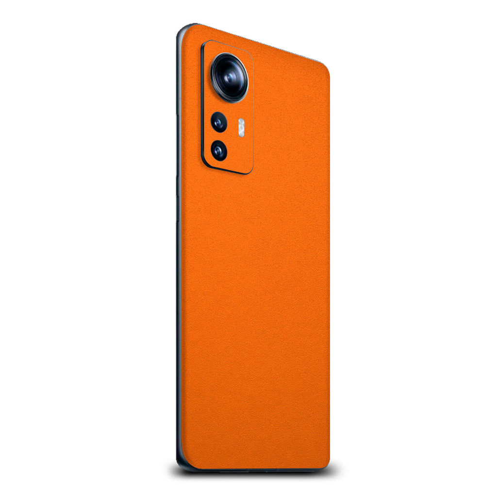 Xiaomi Mi 12 Textured matt orange skins