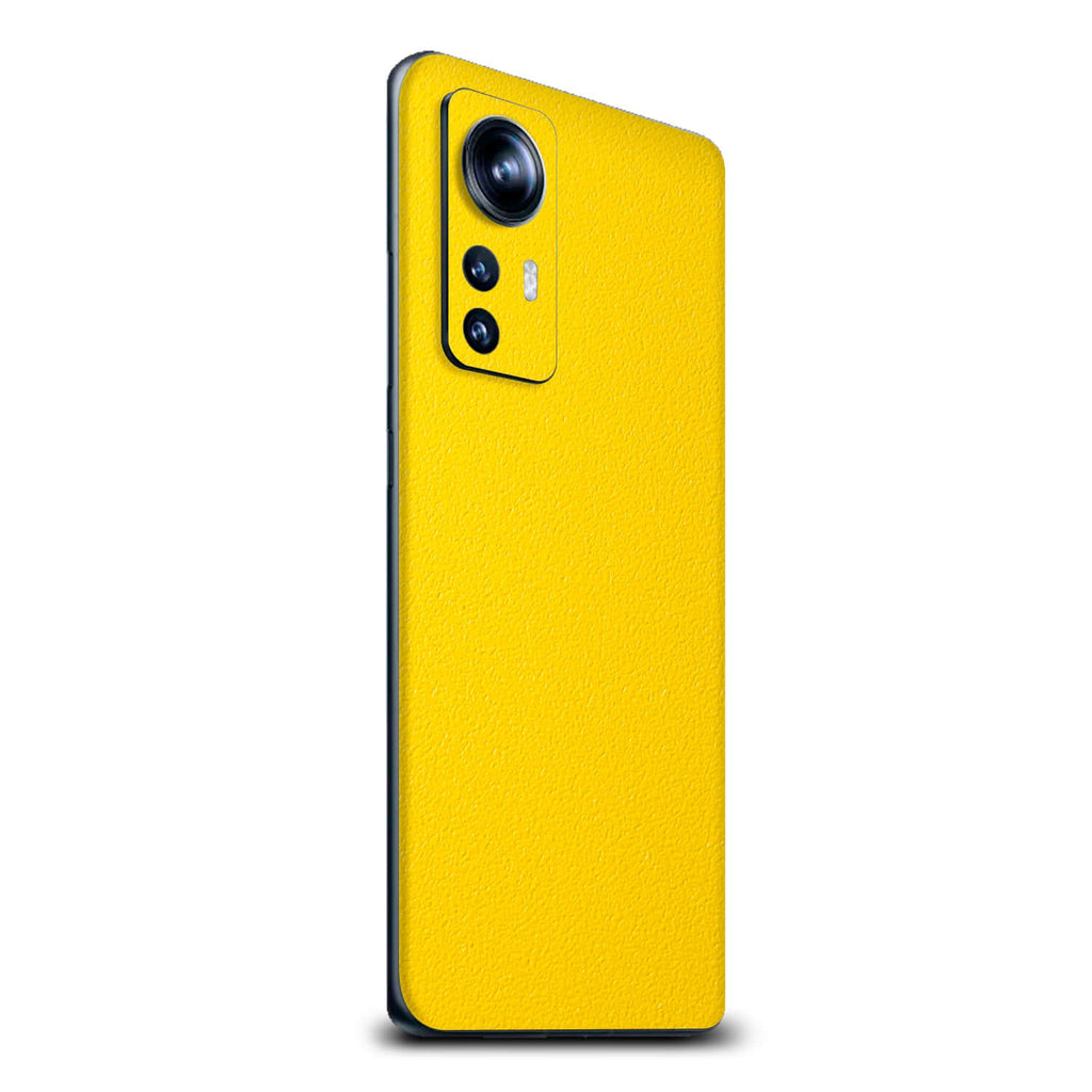 Xiaomi Mi 12 Pro Textured matt yellow skins