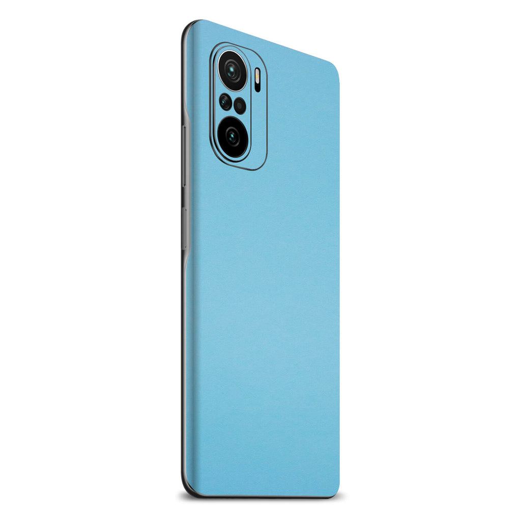 Xiaomi Pocophone F3 Textured Matt Light Blue Skins