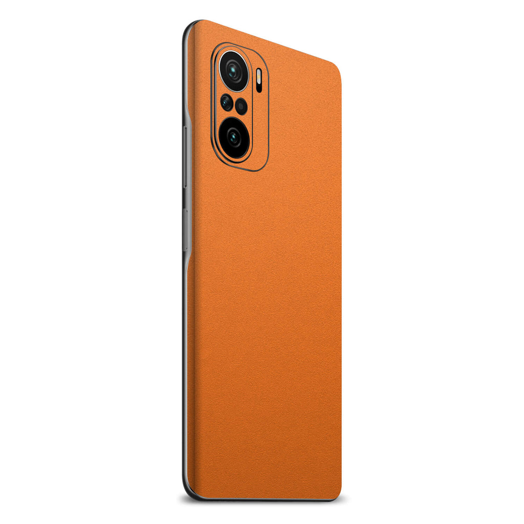 Xiaomi Pocophone F3 Textured Matt Orange Skins