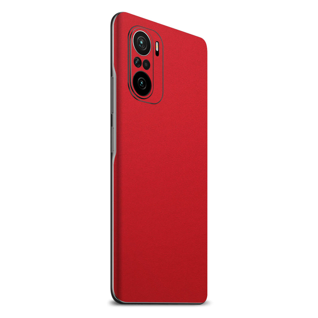Xiaomi Pocophone F3 Textured Matt Red Skins
