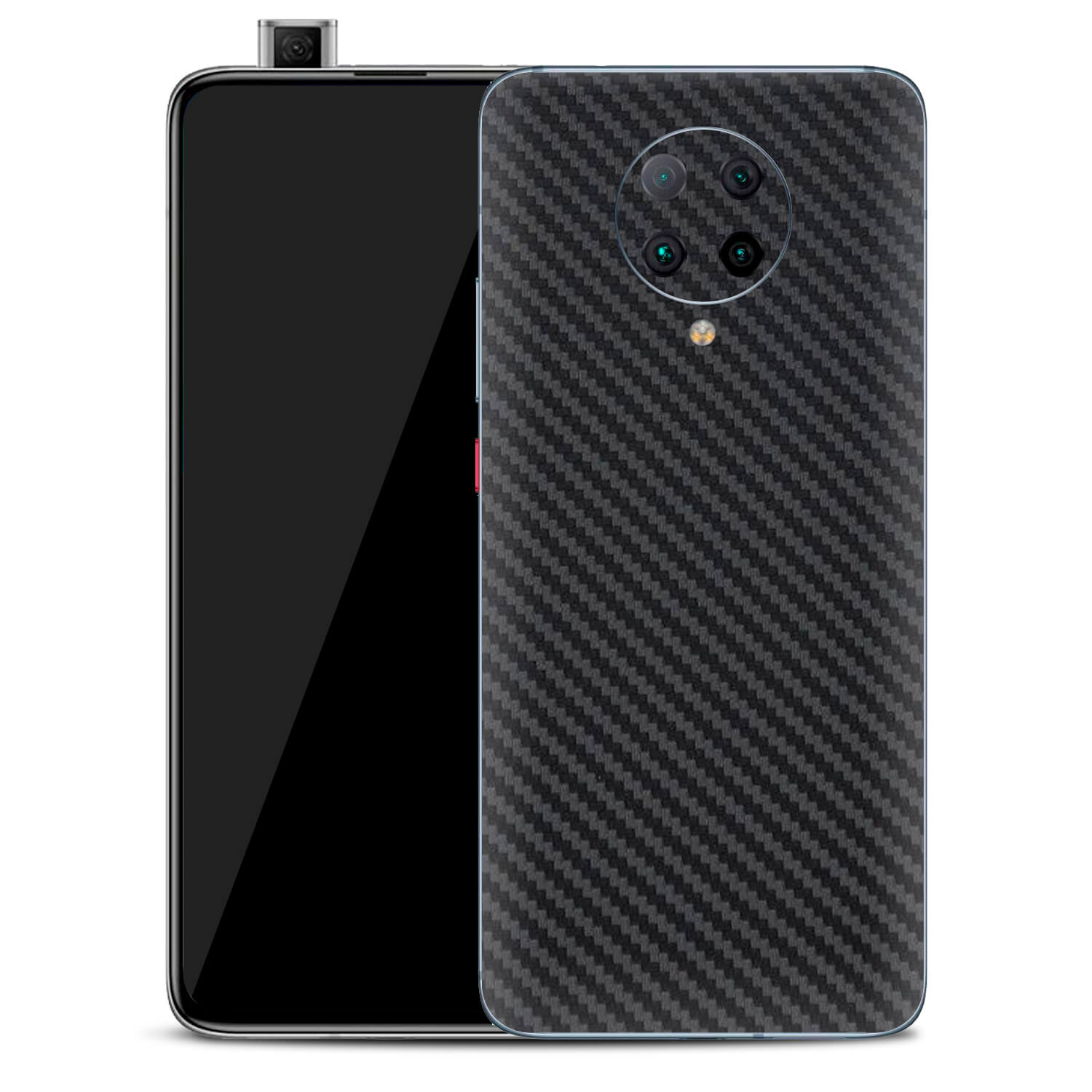 Xiaomi Pocophone F2 Pro Black Carbon Fibre Skins