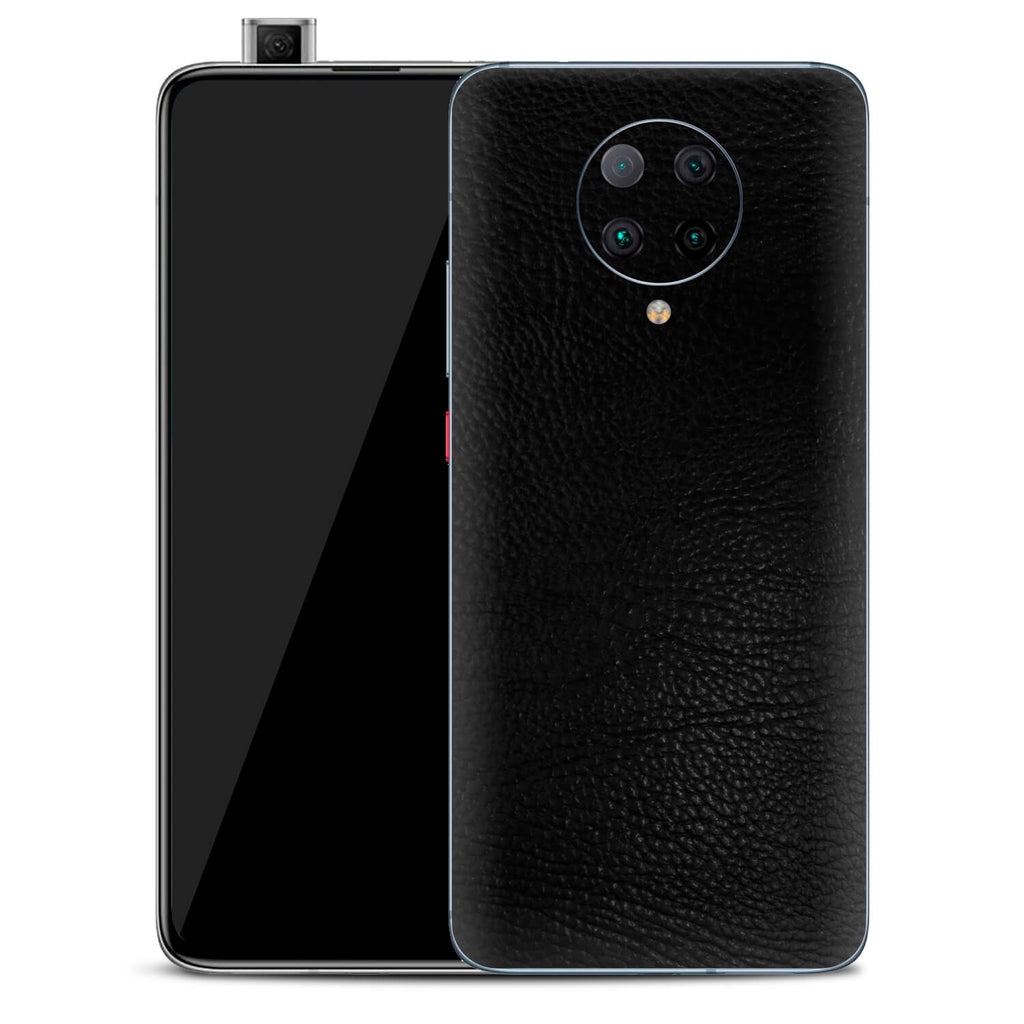 Xiaomi Pocophone F2 Pro Black Leather Skins