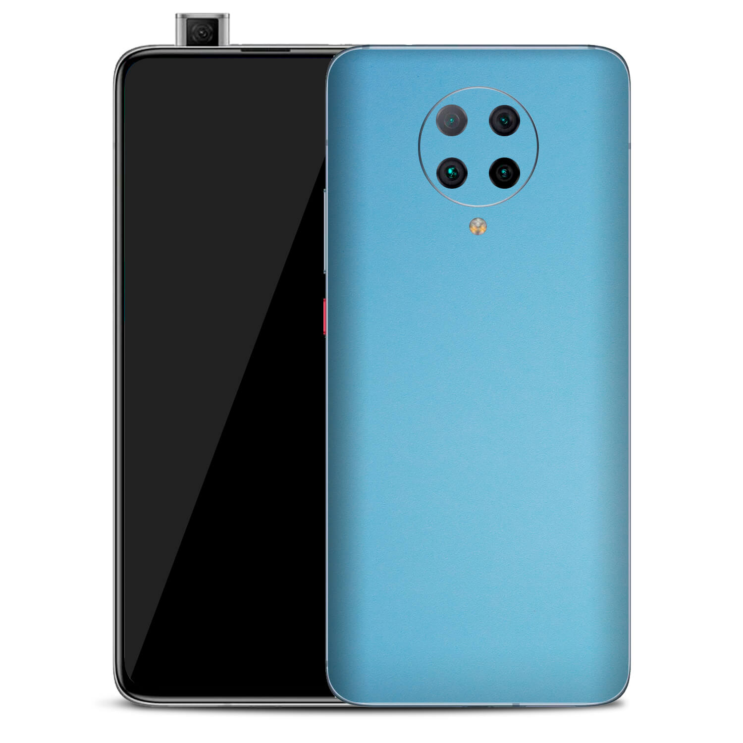 Xiaomi Pocophone F2 Pro Textured Matt Light Blue Skins