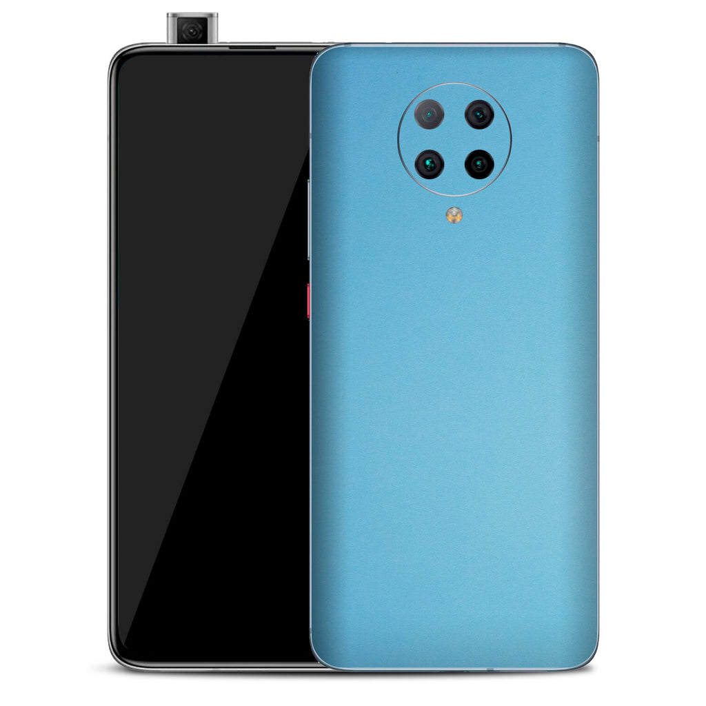 Xiaomi Pocophone F2 Pro Textured Matt Light Blue Skins