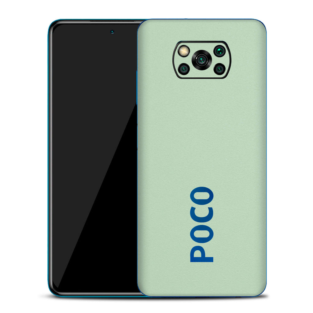 Xiaomi Pocophone X3 Textured Matt Mint Skins