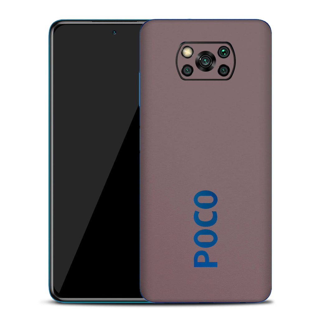 Xiaomi Pocophone X3 Textured Matt Mulberry Skins