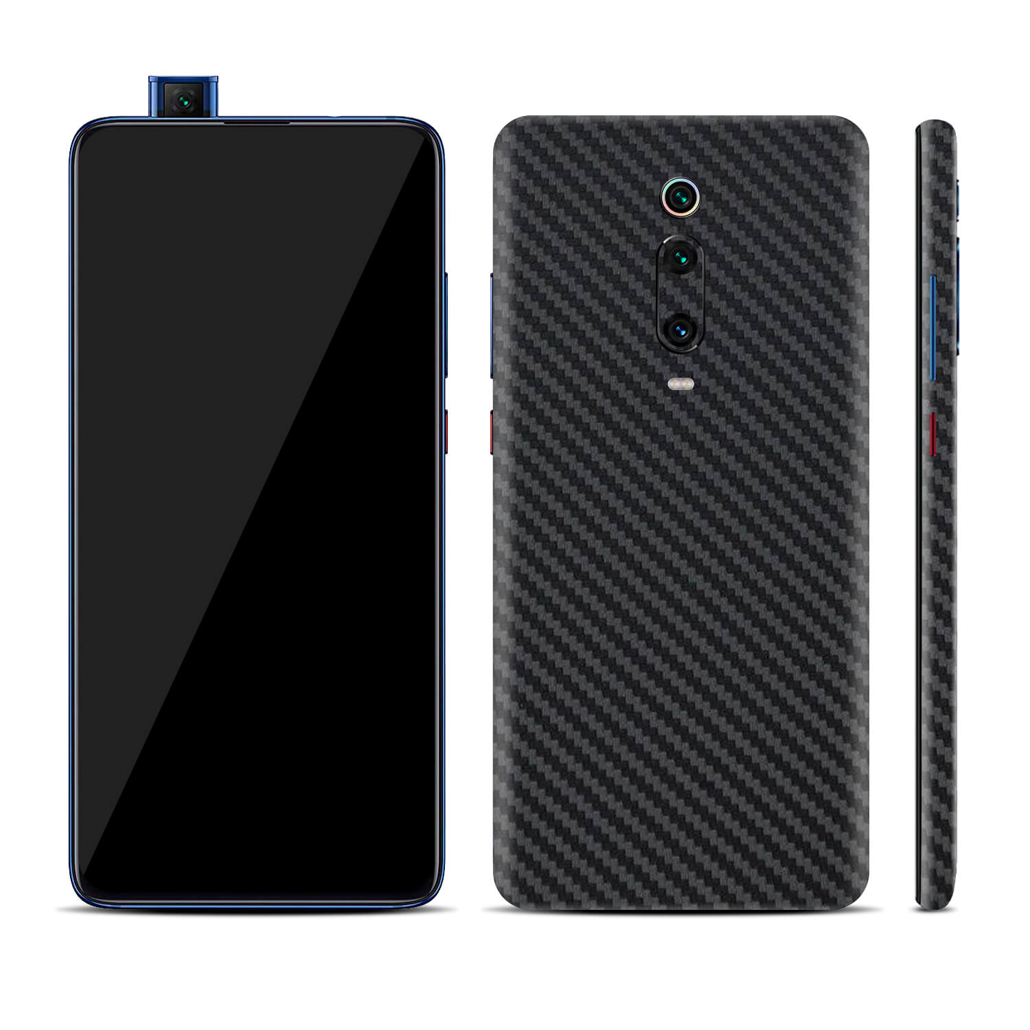 Xiaomi Mi 9T Black Carbon Fibre Skins