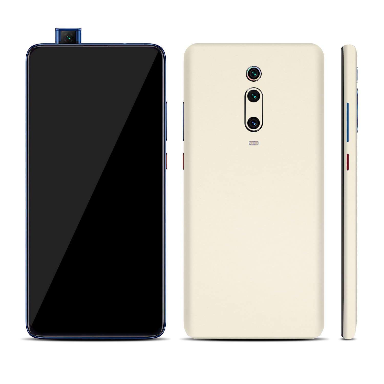 Xiaomi Mi 9T Textured Matt Cream Skins