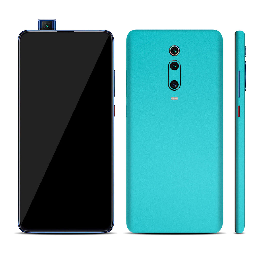 Xiaomi Mi 9T Pro Textured Matt Turquoise Skins