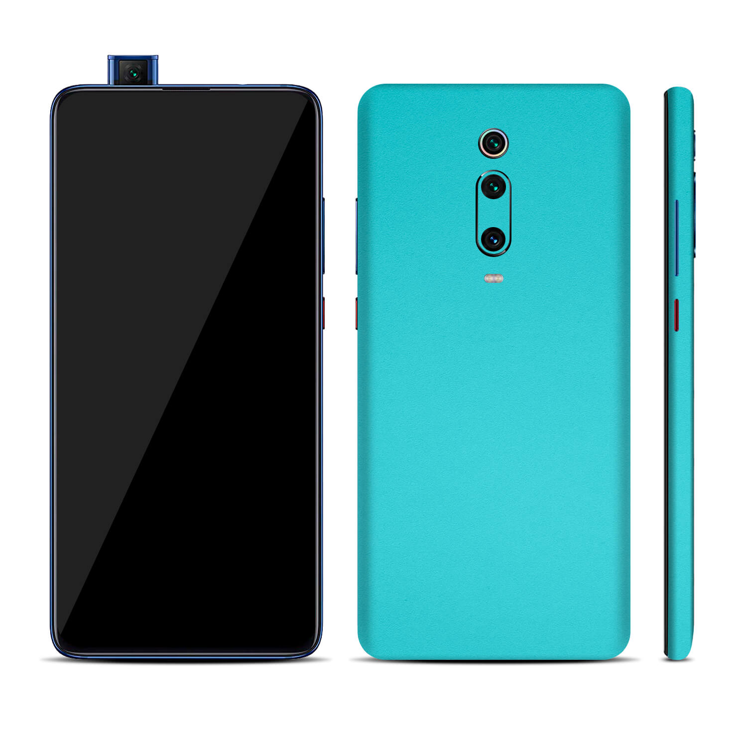 Xiaomi Mi 9T Textured Matt Turquoise Skins